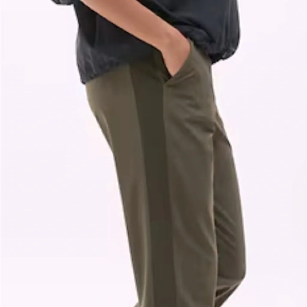Athleta Brooklyn ankle pants moss size 8 - Picture 3 of 7